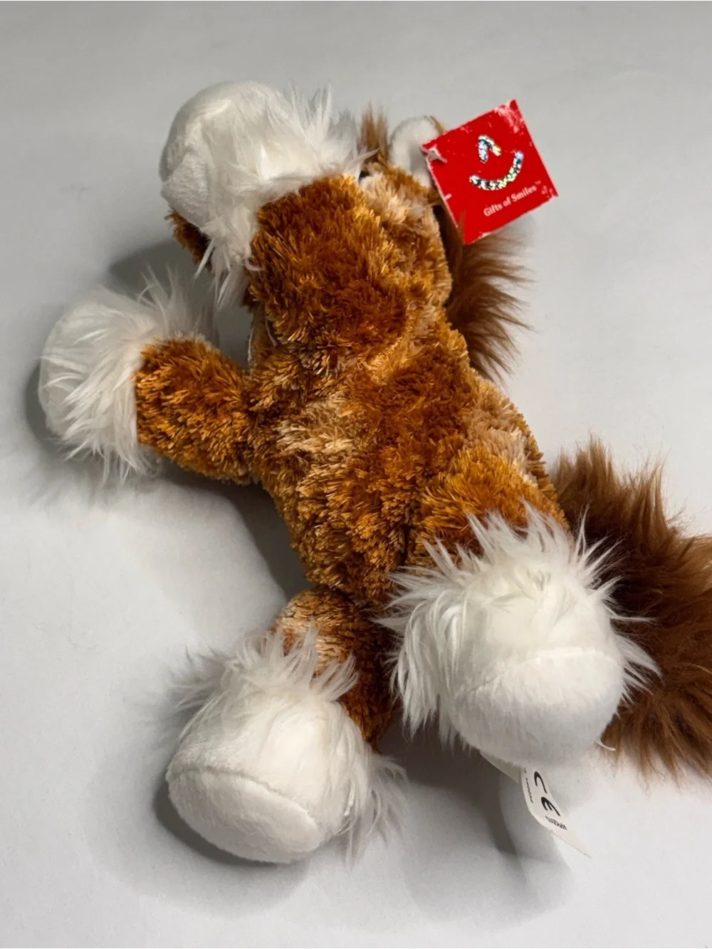 Aurora Mini Flopsies Clyde the Clydesdale horse plush toy